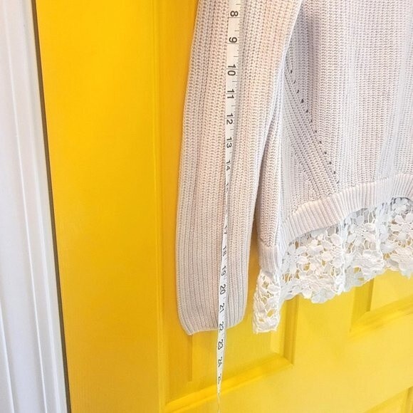 INC Ladies Sweater with Lace - Picture 10 of 12